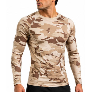 Active Performance Rash Guard for Men Long Sleeve <b>Compression</b> <b>Shirt</b> with Breathable Stretch Fabric for Sports Training - Product Image 6