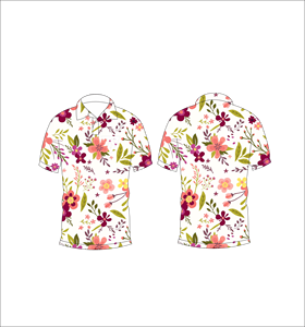 Polo pour homme à imprimé floral, manches courtes, col boutonné, décontracté, respirant et léger, idéal pour l'été - Product Image 6