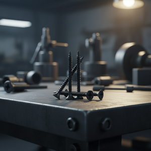 สกรูยึดผนังยิปซัม PDC รุ่น 9 นิ้ว เกรด 8.8 เหล็กกล้าคาร์บอน/สแตนเลส เกลียวมาตรฐาน ปลายเจาะแบบเจาะเอง เคลือบฟอสเฟต - Product Image 1