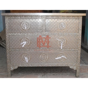 Trắng Dập Nổi Hiện Đại Mỹ Thiết Kế 4-Ngăn Kéo Bằng Gỗ Tủ Quần Áo Cho Trang Trại Nhập Phòng Khách Đồ Nội Thất Nhà - Product Image 3