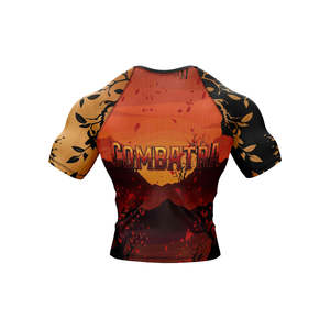 MMA Rashguard High Quality Customized Design Polyester/Spandex Fabric UPF50 Breathable Anti-Bacterial Sublimation Short - Product Image 6