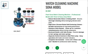 Máquina de Limpieza de Relojes Sona con Temporizador, Herramienta Profesional para Relojeros |   N.° de artículo GS-2047 - Product Image 3