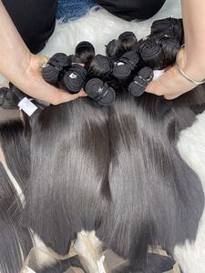 Cabello Virgen Vietnamita Liso Natural Muy Sedoso y Suave Color Negro Natural Extensiones de Cabello Humano Calidad 10A - Product Image 3