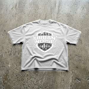 Camiseta de Cuello Redondo Suave con Impresión Personalizada al por Mayor, Camiseta de Algodón con Logotipo Personalizado para Hombre - Product Image 1