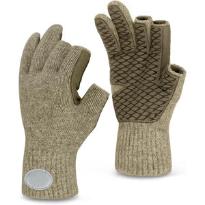 Guantes Transpirables, Resistentes al Viento, de Color Sólido, Duraderos, de Medio Dedo, Cálidos, Antideslizantes, para Pesca, Caza, con Pantalla Táctil y Calefacción - Product Image 1