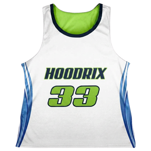Camisetas de lacrosse de sublimación de ajuste holgado con hombros anchos, camisetas de lacrosse de sublimación de malla pesada para entrenamiento. - Product Image 2