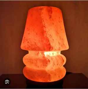 Lámpara de Sal Rosa del Himalaya Natural Hecha a Mano, Pieza Decorativa Purificadora de Aire, Luz Suave, Cristal Curativo, Spa en Casa, Luz Relajante - Product Image 6