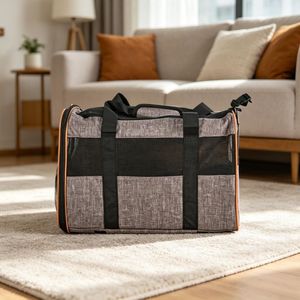 Borsa da Trasporto Media per Animali Domestici con Ruote e Trasportino Invernale Regolabile in Alluminio per Cani e Gatti, Elegante e Pratica - Product Image 5