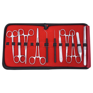 Kit de Disección de Acero Inoxidable Reutilizable de 11 Piezas, Marca Debonairii, Certificado CE ISO, Logotipo/Empaque Personalizado para Biología Veterinaria - Product Image 1