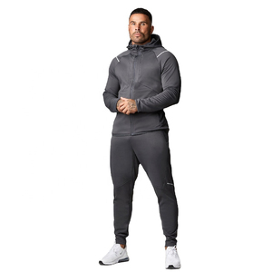 Conjunto Deportivo Personalizado al por Mayor para Hombre, 100% Algodón, Sudadera con Capucha y Pantalones Jogger, Transpirable, Estampado, Secado Rápido, Tallas Grandes - Product Image 1