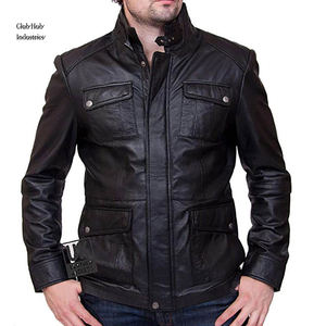 Chaqueta de Cuero Hecha a Medida para Hombre, Estilo Contemporáneo, Chaqueta de Cuero Masculina de Última Moda, Prenda Premium Personalizada, Nueva Llegada - Product Image 1