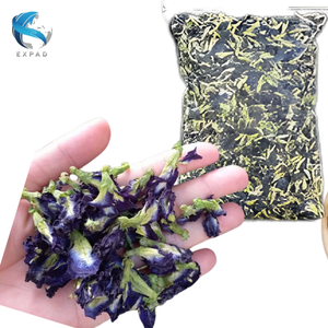 Poudre de fleurs de pois papillon séchées biologiques en gros, matcha bleu pour l'alimentation, les boissons et les cosmétiques, approvisionnement en vrac - Product Image 5