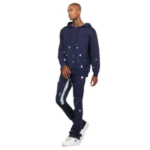 Chándales de Algodón 100% de Alta Calidad con el Mejor Diseño para Hombre, Pantalones Deportivos Ajustados con Estampado Personalizado para Hombre - Product Image 2