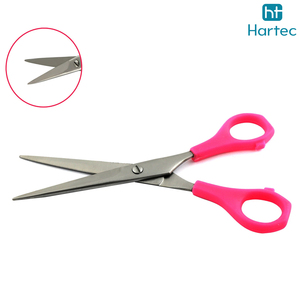 Tijeras de Peluquería Ligeras con Mango de Plástico Color Rosa, Tijeras de Acero Inoxidable para Barbería, Herramientas de Peluquería Profesionales - Product Image 4
