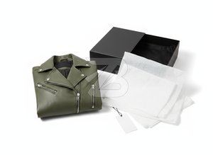 Chaqueta de Motociclista de Cuero Genuino Verde Oliva para Mujer, Manga Larga, Cuello Camisero, Cierre de Cremallera, Largo Regular, Estilo Otoñal - Product Image 6