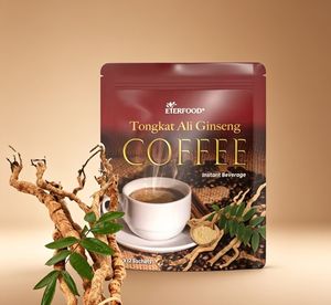 Café Instantáneo Tongkat Ali en Sobres, Aroma Intenso a Café, Marca Privada OEM - Product Image 1