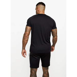 Ensemble de T-shirts et Shorts Personnalisés à Col Rond de Qualité Supérieure – Prix Raisonnable – Tenue de Musculation Ajustée – Ensemble 2 Pièces - Product Image 2