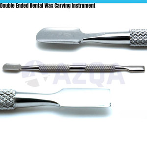 Ensemble professionnel d'instruments de modelage et de sculpture dentaire en acier inoxydable à double extrémité pour laboratoire dentaire - Product Image 3