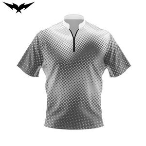 Chemise de bowling personnalisée, sublimée, en jersey de polyester léger, respirant, à séchage rapide, manches courtes, pour homme et femme - Product Image 1