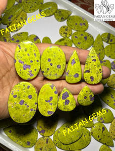 100% naturel Atlantisite Stichtite paire Cabochon pierres précieuses produit en gros meilleure qualité pour la fabrication de bijoux pendentif pierre précieuse - Product Image 2