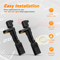 Capteur de vitesse de roue ABS arrière gauche/droit ALS1932 OE 52125003AA 52125003AB 52125003AD compatible avec Jeep Wrangler Liberty Dodge