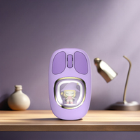 Mini souris de jeu sans fil Souris optique rétroéclairée LED Programmable avec trois modes Bureau Batterie Boîte de couleur Usb 1600