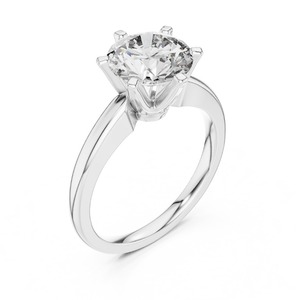 Anillo de Diamantes Redondos Elegantes y Exclusivos, Certificado IGI, Piedra Cultivada en Laboratorio, Anillo de Compromiso y Boda, Joyería de Lujo, Compradores Mayoristas, Gama Premium - Product Image 4