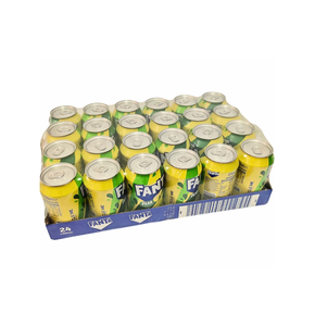 Refresco de Pera Fanta, Paquete de 24 Latas de 330 ml, Sabor Único a Pera para Clientes que Buscan una Alternativa al Naranja y al Limón - Product Image 1