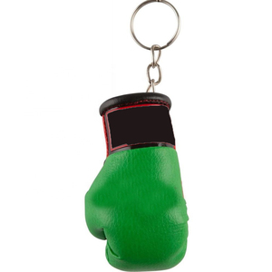 Llavero de boxeo con logotipo personalizado de alta calidad, mini guante de boxeo de cuero, llavero con impresión por transferencia térmica, accesorio de boxeo informal de invierno. - Product Image 3