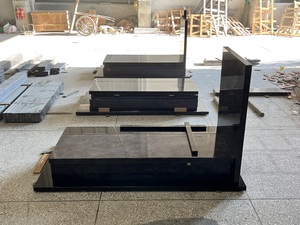 <span class=keywords><strong>Monument</strong></span> <span class=keywords><strong>funéraire</strong></span> en granit bleu Bahamas et noir de conception européenne <span class=keywords><strong>moderne</strong></span>, pierre tombale en croix à vendre - Product Image 5
