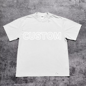 T-shirt vierge 300 g/m² personnalisable avec logo, impression pour hommes, t-shirt uni surdimensionné, vente en gros pour hommes - Product Image 5