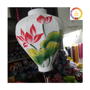 Silk Fabric Lantern | Bamboo <b>Frame</b> | Lightweight Hanging Decor | Festival Party Use | Wholesale OEM - Product Image 3