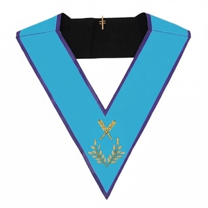 Excellent Craft Centre Triangle 3D Secretary <b>Collar</b> Memphis-Misram Embroidered Beads Luxury Fashion Leather Custom Size Regalia - Product Image 3