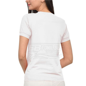 T-shirts décontractés pour femmes, dernier design, été, logo imprimé personnalisé, 100% coton, vente flash - Product Image 4
