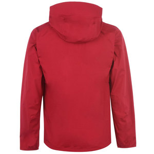 Men's <b>Red</b> <b>Hooded</b> Waterproof <b>Jacket</b> With Zipper Closure Casual Outerwear Autumn Wear Travel Camping Motorcycle Riding Shell OEM - Product Image 5