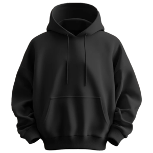 Sudadera con Capucha Azul Marino para Hombre, Corte Holgado, Algodón French Terry, Color Sólido, con Bolsillo, Estilo Casual para Otoño - Product Image 5