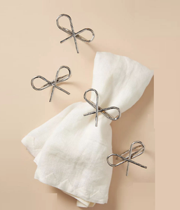 Ensemble de quatre anneaux de serviette en métal poli or au design élégant, porte-serviettes pour mariage, hôtel, restaurant, fabrication sur mesure - Product Image 2