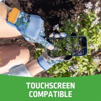 Gants de jardinage vintage en cuir imperméables avec revêtement PU et nitrile, respirants, protecteurs, durables pour les travaux extérieurs et quotidiens