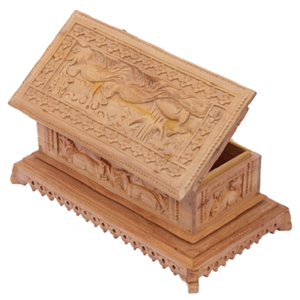 Cajas Rectangulares de Madera con Diseño Grabado y Acabado en Madera Natural de Alta Calidad para Almacenamiento en el Hogar - Product Image 6