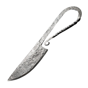 Cuchillo Medieval de Hoja Fija Forjado a Mano con Mango de Lazo y Agarre Retorcido para Camping, Caza, Coleccionismo y Exhibición - Product Image 5