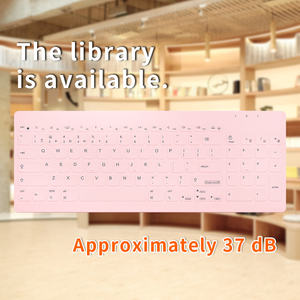 HengYu New 96-Key Silent Membrane Three-Mode Waterproof Wireless Portable <b>Keyboard</b> Type-C Interface No Backlight for - Product Image 6