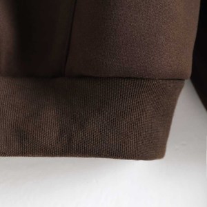 Sudadera con capucha y cremallera de algodón personalizada de 445GSM para hombre, estilo urbano, talla grande - Product Image 5