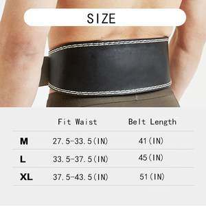 Cinturón de Levantamiento de Pesas, Soporte Lumbar, Entrenamiento de Fuerza, Ejercicio Físico, Gimnasio en Casa, Cuero Genuino, Unisex, Personalizable - Product Image 5