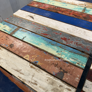 Mesa de Comedor para Exterior DIVADI DT Gap KD, Rectangular, de Madera Maciza de Teca, Resistente a los Rayos UV, Diseño Artesanal, Color Original, Desmontable - Product Image 3