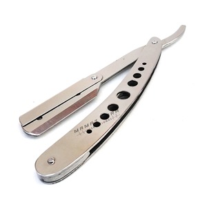 Navaja Profesional de Acero Inoxidable con Bloqueo Giratorio para Hombres, para Corte de Cabello, Barba y Cejas, Herramienta Manual para Recortar y Arreglar - Product Image 3