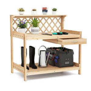 Panca da Giardino Ergonomica da 24 Pollici con Supporto per Piante, Capacità Massima 176 Libbre - Product Image 1