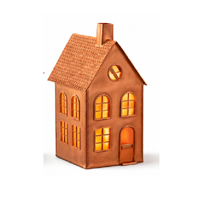 เชิงเทียนโลหะสังกะสีแบบชนบทสำหรับวางบนโต๊ะสไตล์วินเทจ - Product Image 1