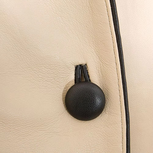 New Arrival High Quality Women's Winter <b>Jacket</b> Genuine Leather Satin Waterproof <b>Filled</b> Detachable Design Thick Lining - Product Image 5