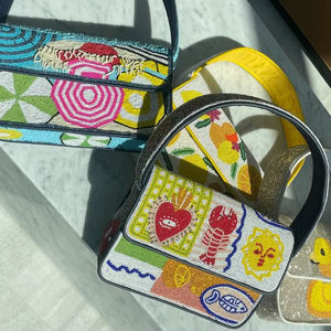 กระเป๋าถือลูกปัดมินิสีสันสดใส งานแฮนด์เมด รุ่นใหม่ปี 2026 กระเป๋าถือสำหรับงานเลี้ยงสำหรับผู้หญิง - Product Image 1