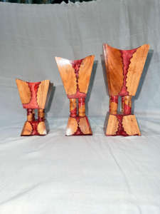 ที่ใส่เทียนไม้และเรซิ่นคุณภาพพรีเมียม ราคาประหยัด ตกแต่งโต๊ะอย่างมีสไตล์ ให้แสงเทียนอ่อนโยนอบอุ่น โดย AALIYAN IMPEX - Product Image 4